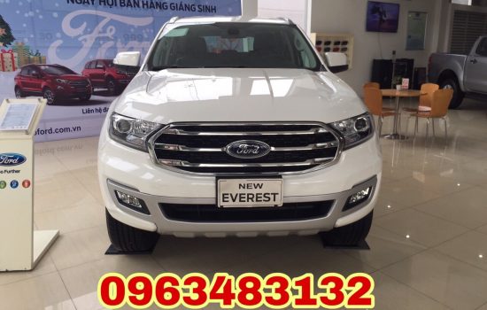 Giá xe Ford Everest Trend 2.0L 4×2 AT Màu Trắng, Hỗ trợ giá hơn 100 Triệu đồng